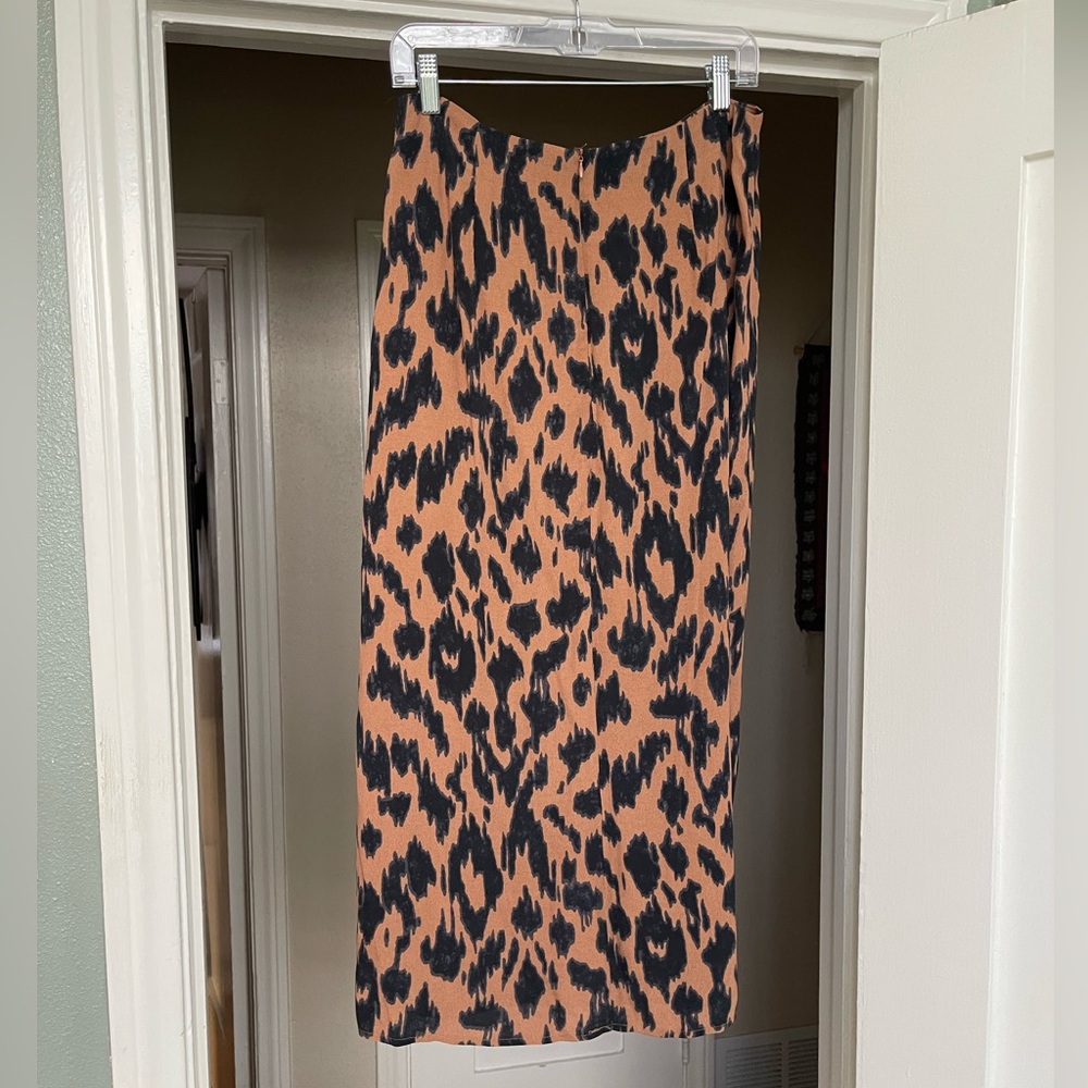 All:Row Leopard Skirt
